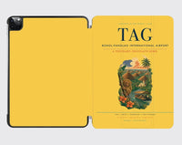 Thumbnail for Bohol-Panglao International Airport (TAG) design on yellow ipad tablet case