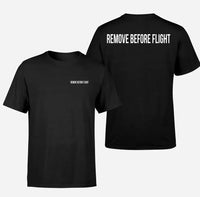 Thumbnail for Customisable Remove Before Flight T-Shirt - view 3