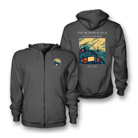 Thumbnail for VINTAGE G4212 - The Meteor Watch - Premium Zipped Hoodie design on darkgray