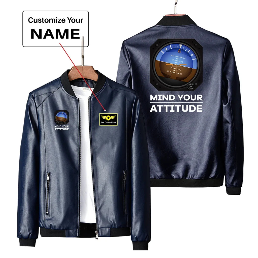 Mind Your Attitude Leather Jacket - view 3