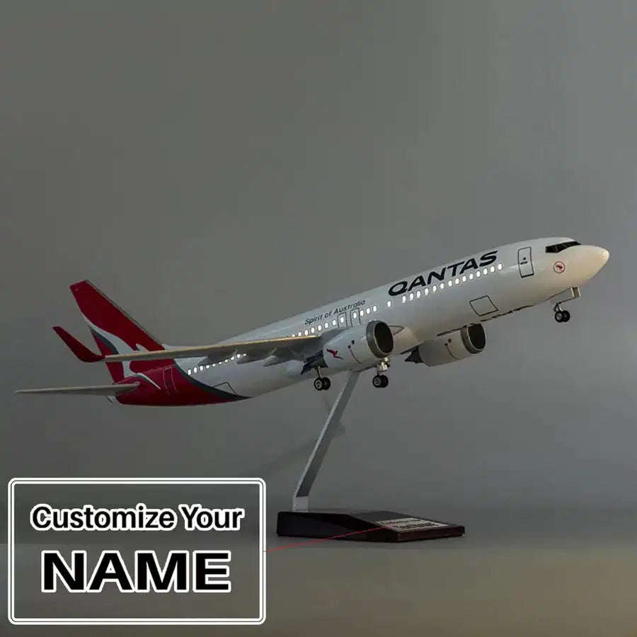 Customisable Qantas Model Airplane - view 3