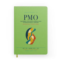 Thumbnail for Palermo Falcone Borsellino International Airport (PMO) design on light green notebook