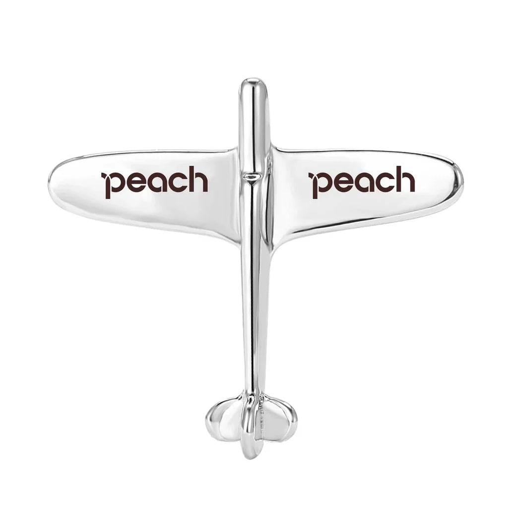 Airplane Shape Brooch - view 3