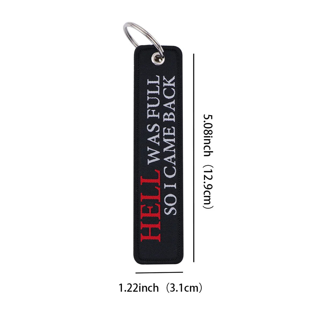 HELL WAS FULL SO I Key Chain - view 3