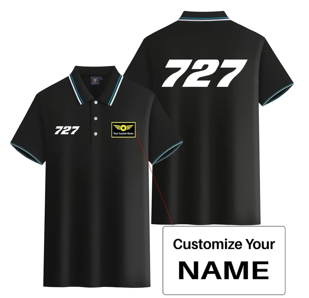 Customisable Boeing 727 Polo Shirt - view 3