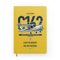 Thumbnail for Cessna 162 Skycatcher design on yellow notebook