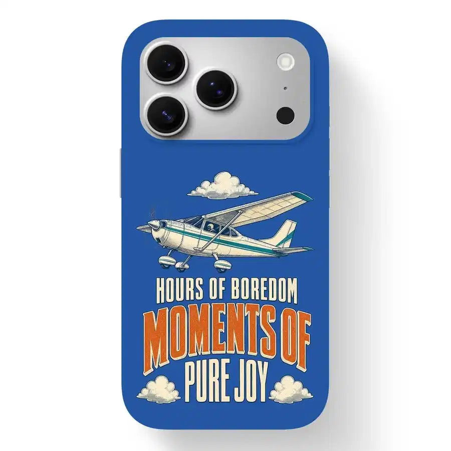 SIGNAL 563 - Hours Of Boredom Moments Of Pure Joy - MagSafe iPhone 17 Pro design on blue magsafe iphone 17 pro