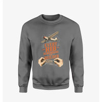 Thumbnail for Every Rib Remembers The Builder design on gray sweatshirt