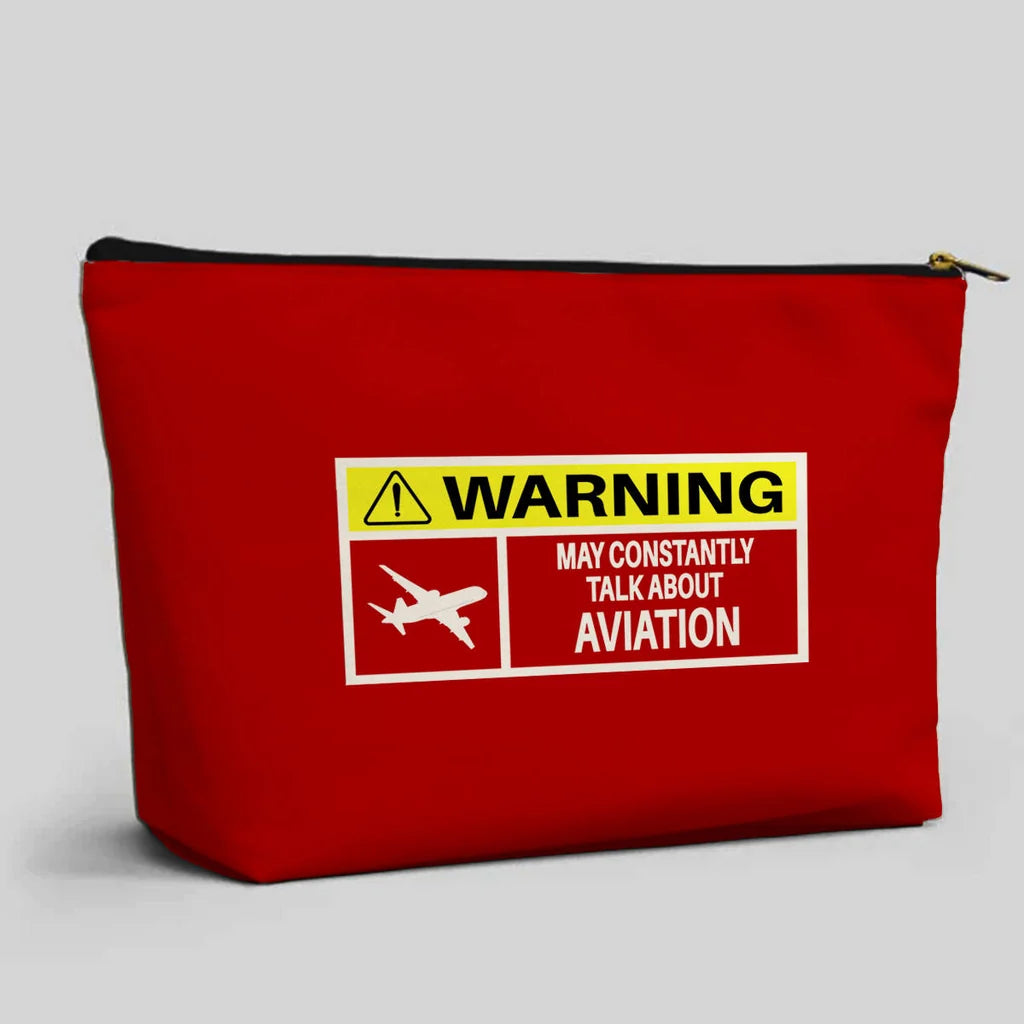 Warning May Constantly Talk About Zipper Pouch - view 3
