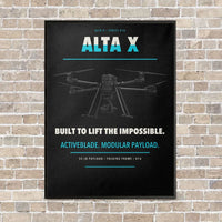 Thumbnail for Freefly Alta X vertical canvas print - framed - black background