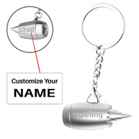 Thumbnail for Customisable Vueling Airlines Jet Engine Turbine Key Chain - view 3