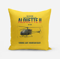 Thumbnail for Sud Aviation SE 3130 Alouette II design on yellow pillow