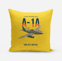Thumbnail for Messerschmitt Me 262A-1a design on yellow pillow