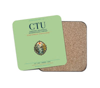 Thumbnail for Chengdu Shuangliu International Airport (CTU) design on light green 1 piece coaster