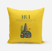 Thumbnail for Phu Bai International Airport (HUI) design on yellow pillow