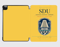 Thumbnail for Santos Dumont Airport (SDU) design on yellow ipad tablet case