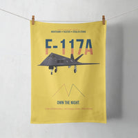 Thumbnail for F-117A Nighthawk Own The Night design on yellow towel