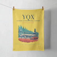 Thumbnail for Gander International Airport (YQX) design on yellow towel