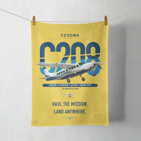 Thumbnail for Cessna 208 Caravan design on yellow towel