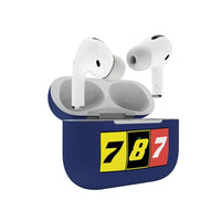 Thumbnail for Flat Colourful 787 AirPods Pro plastic case - Dark Blue