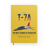Thumbnail for T-7A Red Hawk design on yellow notebook
