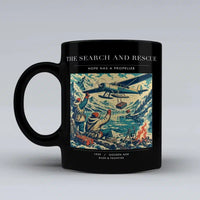 Thumbnail for VINTAGE G4052 - The Search And Rescue - Ceramic Mug design on black