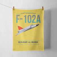 Thumbnail for F-102A Delta Dagger design on yellow towel