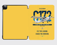 Thumbnail for Cessna 172 Skyhawk design on yellow ipad tablet case