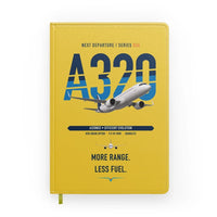 Thumbnail for Airbus A320neo design on yellow notebook