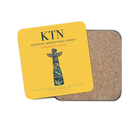 Thumbnail for Ketchikan International Airport (KTN) design on yellow 1 piece coaster