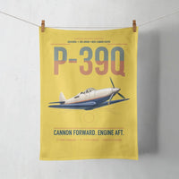 Thumbnail for P-39Q Airacobra design on yellow towel