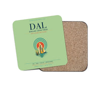 Thumbnail for Dallas Love Field (DAL) design on light green 1 piece coaster