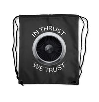 Thumbnail for Thrust We Trust Drawstring Bag - view 3