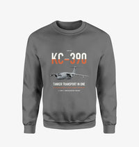 Thumbnail for Embraer KC-390 Millennium design on gray sweatshirt
