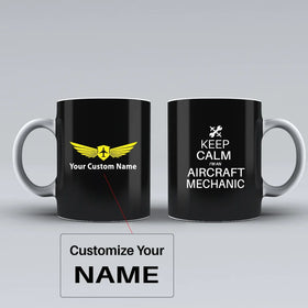 Aircraft Mechanic Ceramic White Mugs
