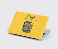 Thumbnail for Girona–Costa Brava Airport (GRO) design on yellow MacBook case