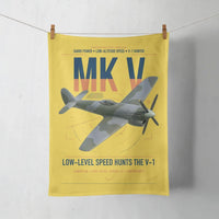Thumbnail for Hawker Tempest Mk V design on yellow towel