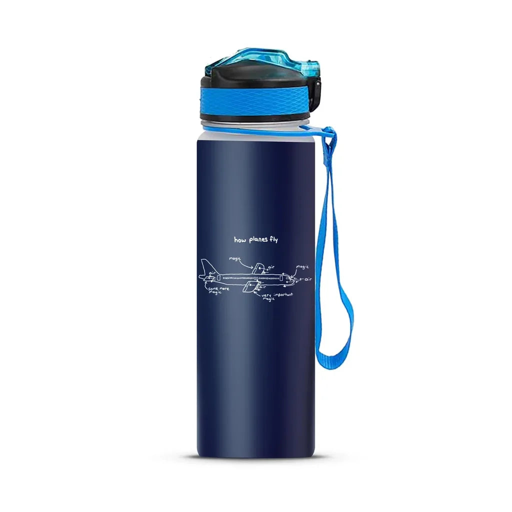 How Planes Fly Sports Bottle - view 3