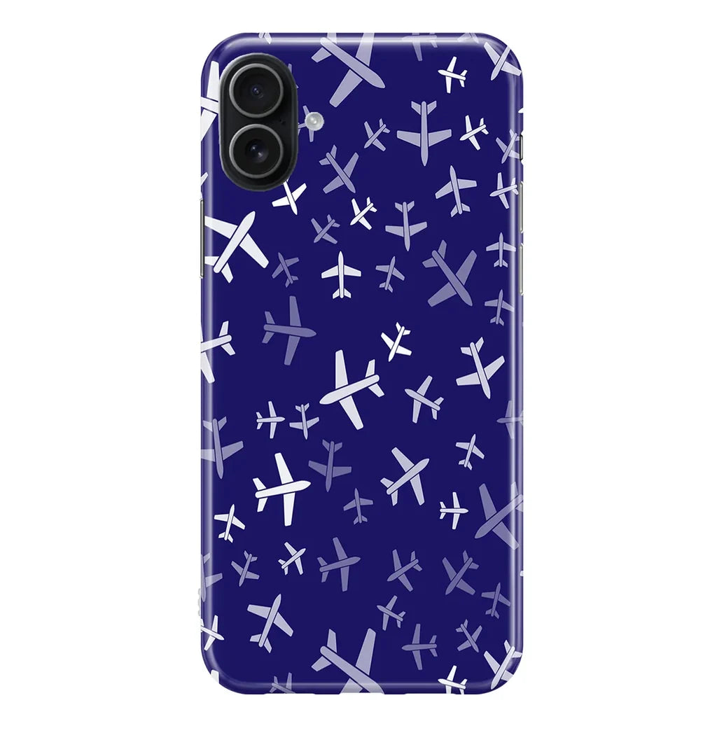 Different Sizes Seamless Airplanes iPhone Case - view 3