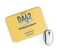 Thumbnail for Diamond DA42-VI design on yellow rectangle mouse pad