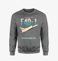 Thumbnail for F4D-1 Skyray design on gray sweatshirt