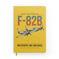 Thumbnail for F-82B Twin Mustang design on yellow notebook