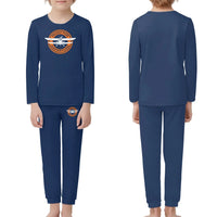 Thumbnail for Ready for Departure children pajamas - Dark Blue