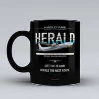 Thumbnail for Page HPR.7 Dart Herald Mug design on black handley