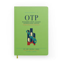 Thumbnail for Bucharest Henri Coandă International Airport (OTP) design on light green notebook