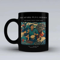 Thumbnail for VINTAGE G4264 - The Spark Plug Sermon - Ceramic Mug design on black