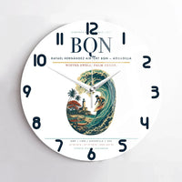 Thumbnail for Rafael Hernández Airport (BQN) design on white no frame wall clock