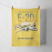 Thumbnail for E-2D Advanced Hawkeye design on yellow towel