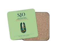 Thumbnail for Juan Santamaría International Airport (SJO) design on light green 1 piece coaster