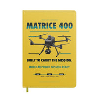Thumbnail for DJI Matrice 400 design on yellow notebook